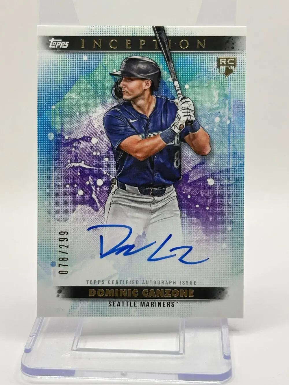 2024 Topps Inception Dominic Canzone Rookie and Emerging Stars Auto 78/299 RC
